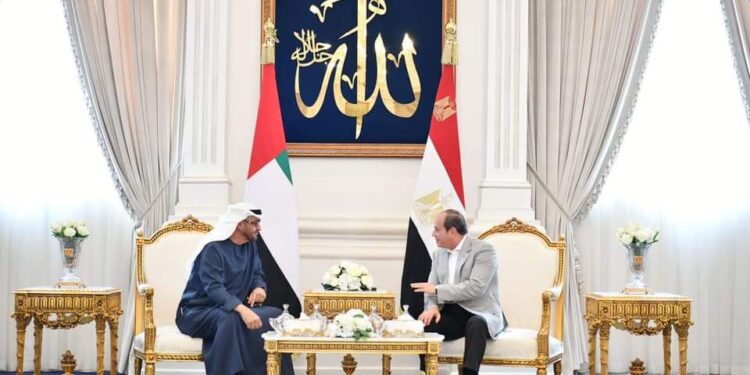 السيسى يستقبل صاحب السمو الشيخ محمد بن زايد آل نهيان …