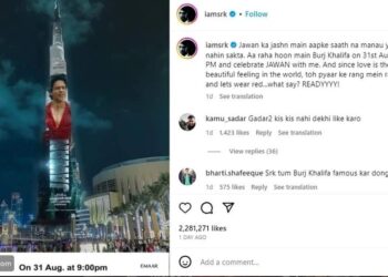 شاروخان يعلن عن موعد ظهوره على برج خليفة في دبي