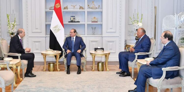 السيسى يستقبل اليوم السيد أيمن الصفدي نائب رئيس الوزراء وزير الخارجية