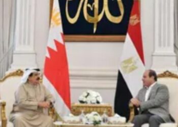 الرئيس السيسي يستقبل ملك البحرين بمدينة العلمين الجديدة