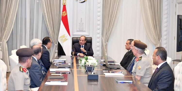 السيسى يجتمع اليوم مع الدكتور مصطفى مدبولي رئيس مجلس الوزراء