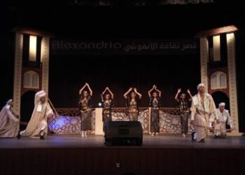 شعبية الغربية تقدم فنونها الفولكلورية على مسرح الأنفوشي 