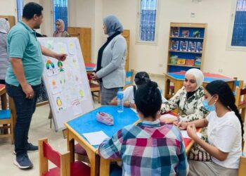 استمرار الإقبال على قافلة قصور الثقافة بقرية برنشت ضمن مبادرة “أنت الحياة”