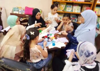 ورش حكي وخط عربي للأطفال بثقافة أسيوط