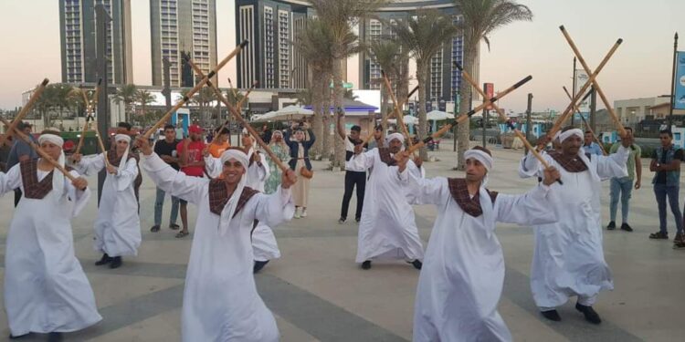 قصور الثقافة تواصل عروضها الشعبية بمهرجان العلمين 