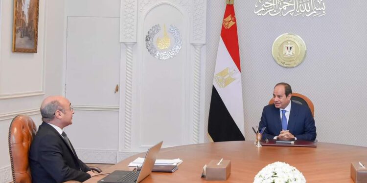 السيسى يجتمع اليوم مع المستشار عمر مروان وزير العدل