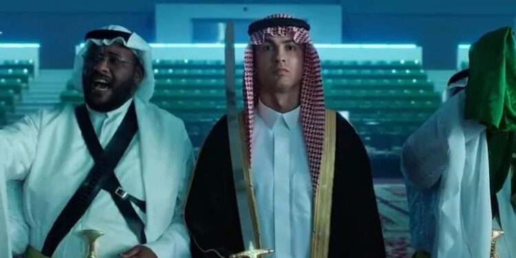 كريستيانو رونالدو وساديو ماني يحتفلون باليوم الوطني السعودي
