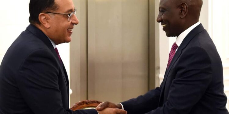 الرئيس الكينى يستقبل رئيس الوزراء على هامش مشاركته في اجتماعات قمة أفريقيا