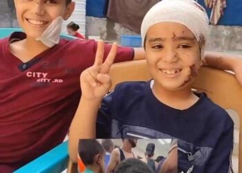 غزة تحت القصف …