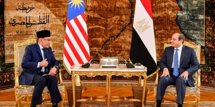 السيسى يستقبل اليوم بقصر الاتحادية السيد أنور إبراهيم