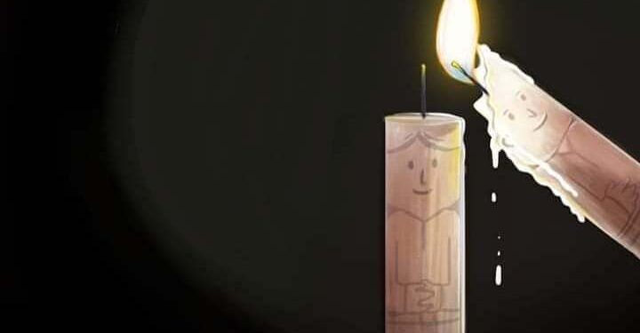 « تنطفئ وجوه لتضيء وجوه أخرى » للشاعرة سامية القاضي