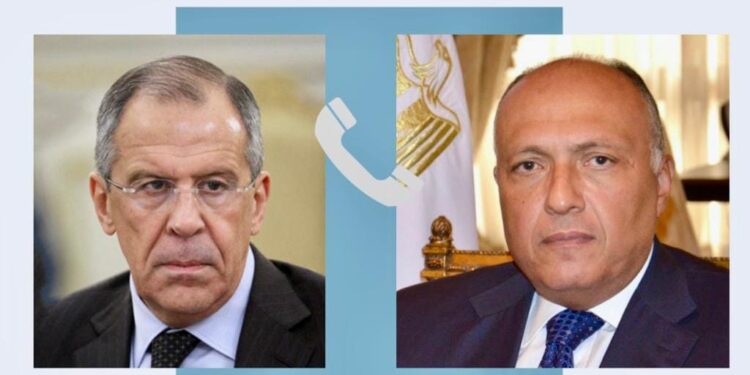 وزير الخارجية شكري يتلقى اتصالات من وزيري خارجية روسيا ونيوزيلاندا