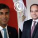 الرئيس السيسي يتلقى إتصالا هاتفيا من رئيس وزراء بريطانيا… تفاصيل