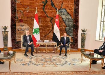 الرئيس السيسي يستقبل رئيس الحكومة اللبنانية