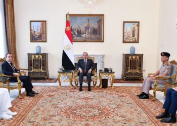 الرئيس السيسي يستقبل وزير القوات المسلحة الفرنسي