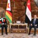 الرئيس السيسي يستقبل رئيس زيمبابوي