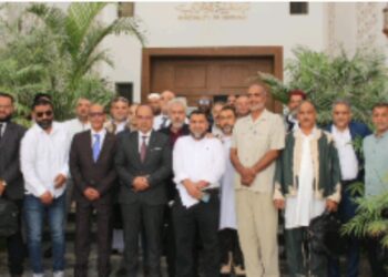 لقاء عميد بلدية بنغازى رؤساء ومخاتير المحلات
