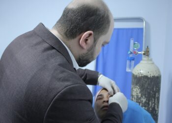 تركيب العيون الاصطناعية للحالات الكشف السابقة مستشفى الهرم