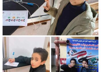 طفلان ينتخبان السيسي في صناديق 2024 بالمنيا