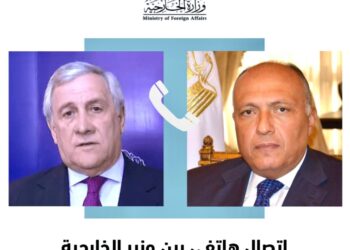 الوزير  سامح شكري يتلقى اتصالاً من وزير الخارجية الإيطالي