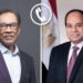 الرئيس السيسي يتلقى إتصالا هاتفيا من رئيس وزراء ماليزيا