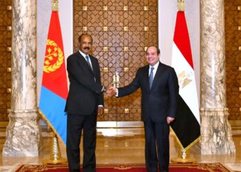 الرئيس السيسي يستقبل رئيس اريتريا بالقاهرة
