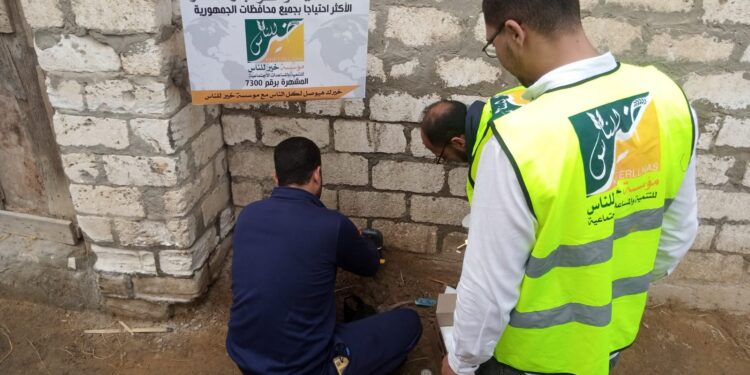 مؤسسة خير للناس للتنمية تبدأ فى إجراءات توصيل مياه الشرب للأسر الأكثر احتياجا بالأقصر