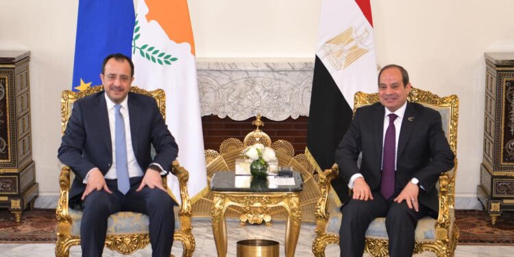 الرئيس السيسي يستقبل رئيس قبرص بالقاهرة