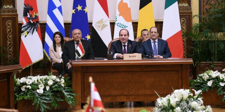 كلمة الرئيس السيسي خلال القمة المصرية الأوربية بالقاهرة