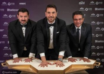 نجوم فيلم “ولاد رزق 3” يتركون بصمتهم في طمي السعودية