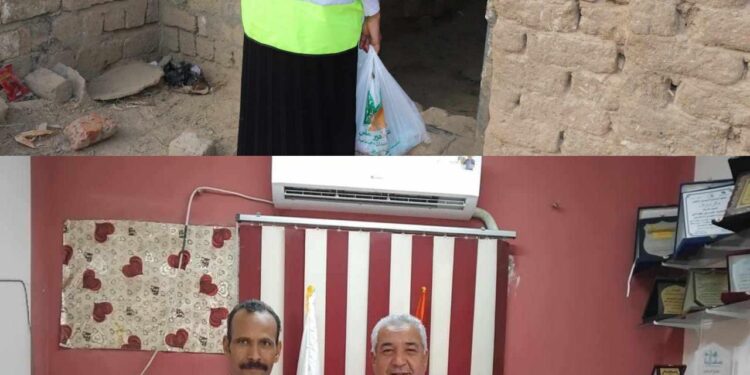 مؤسسة خير للناس تلبي طلب مسن من أصحاب الهمم فى تجهيز ابنته للزواج بالأقصر