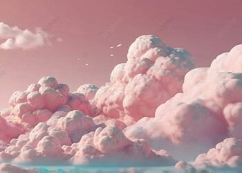 السحابة الوردية …