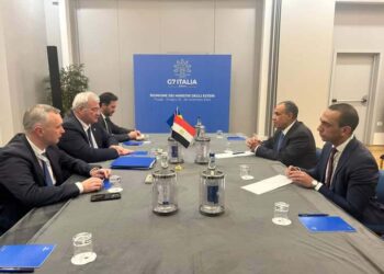 وزير الخارجية والهجرة يلتقي بنظيره الأوكرانى