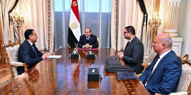 السيسي يجتمع اليوم مع الدكتور مصطفى مدبولي رئيس مجلس الوزراء …