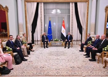 السيسي يلتقى بالسيد “أنطونيو كوستا” رئيس المجلس الأوروبي …