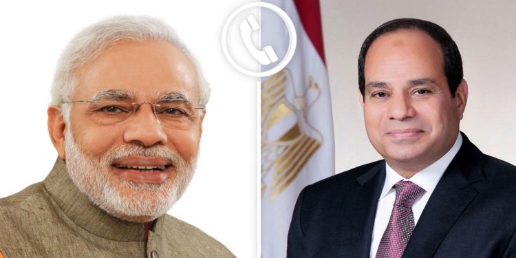 هاتفيا … الرئيس السيسي يقدم واجب العزاء لرئيس وزراء الهند في ضحايا العمل الإرهابي