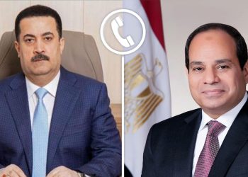 إتصالاً هاتفياً من رئيس الوزراء العراقي بالرئيس السيسي