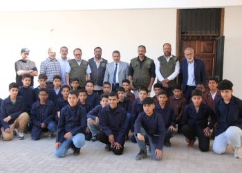 اختيار مدرسة خالد بن الوليد على اجمل مدرسة الاصحاء البيئي بمدينة بنغازى