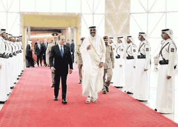 قمة مصرية ـــ قطرية فى الدوحة اليوم