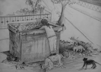 اللوحة للصديقة الشاعرة والفنانة رنا محمود . بقلم أحمد محمود حسن