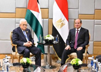 الرواد نيوز الرئيس السيسي يلتقي بالرئيس الفلسطيني بروسيا