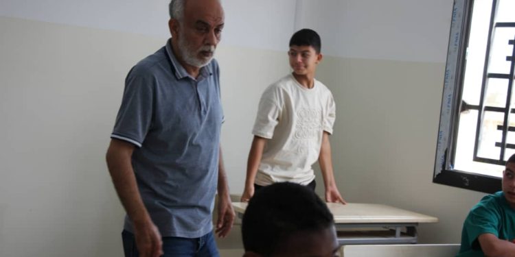 مدرسة خالد بن الوليد تجرى امتحانات تجريبيه لطلبة الشهادة الاعدادية 