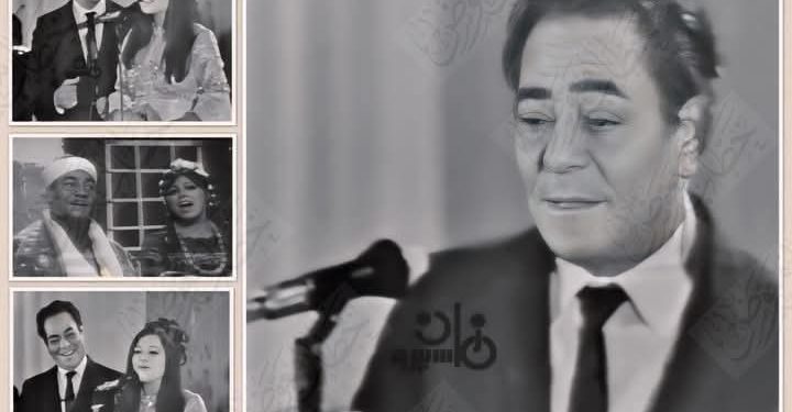 المطرب محيي الدين الخضري الرجل العجوز مع ليلى نظمي