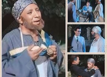 الفنان عباس الدالي بائع البسبوسة في فيلم الأيدي الناعمة