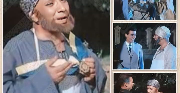 الفنان عباس الدالي بائع البسبوسة في فيلم الأيدي الناعمة