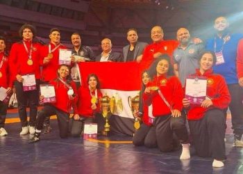 مصر تحصد ٦٢ ميدالية في البطولة الأفريقية للمصارعة.