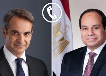 تلقى الرئيس عبد الفتاح السيسي، اليوم، اتصالًا هاتفيًا من رئيس الوزراء اليوناني “كيرياكوس ميتسوتاكيس”