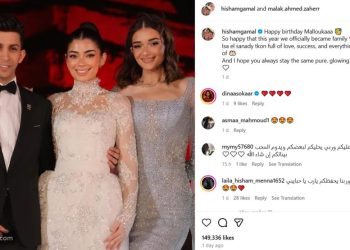 هشام جمال يشارك صورة جمعته بزوجته ليلى زاهر وشقيقتها