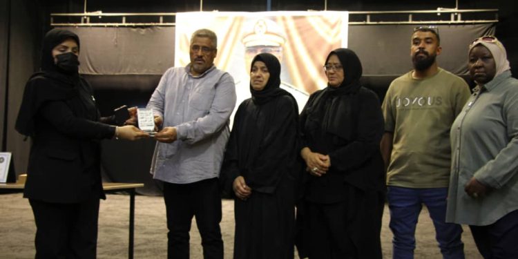 تأبين المرحومة هدى كويري من قبل نشطاء مدينة بنغازى