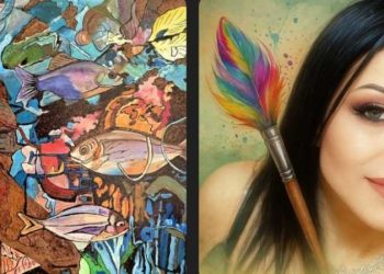 غُرُوبُ الحَمَوِيّ: “أُجَسِّدُ الفِكْرَةَ بِصُورَةٍ مَرْئِيَّةٍ وَأَرْسُمُ مَمْلَكَةَ الحُبِّ عَلَى الخَشَبِ”